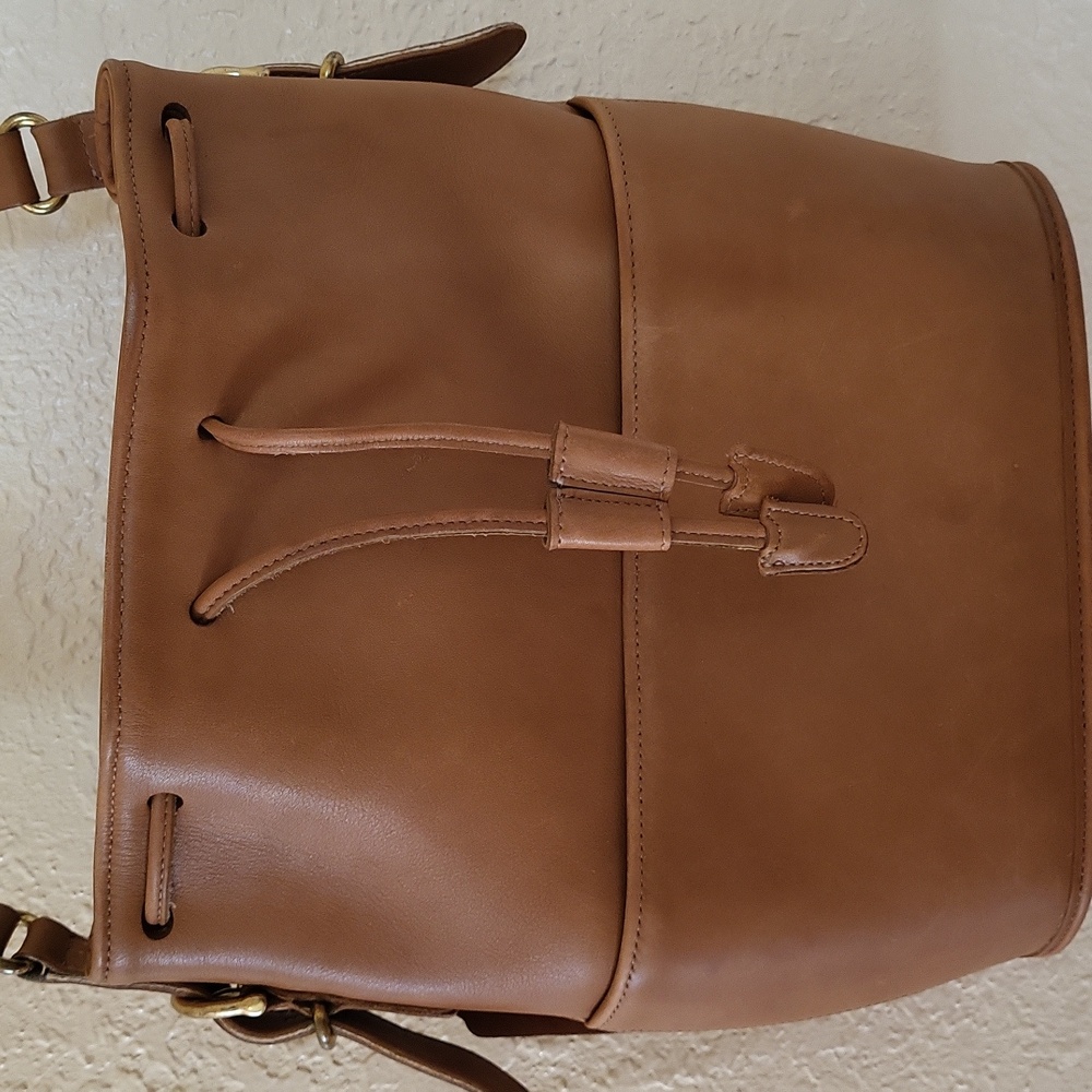 Vintage Coach Equestrian Drawstring Bucket Bag USA - Picture 2 of 14
